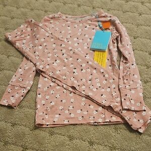 Posh Peanut Pink Floral Long Sleeve Tee